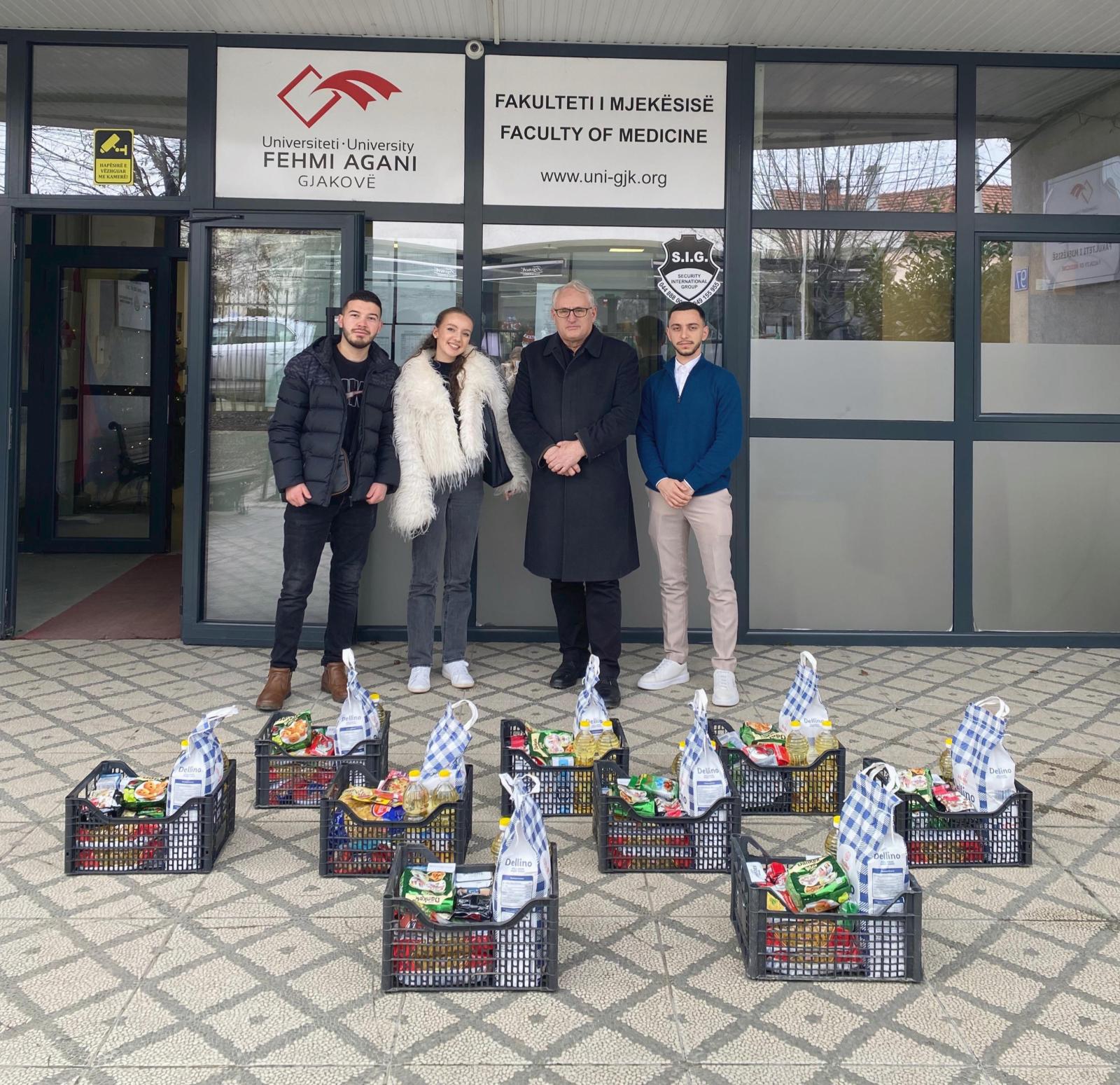 Fakulteti i Mjekësisë mbështet iniciativën humanitare për familjet në nevojë